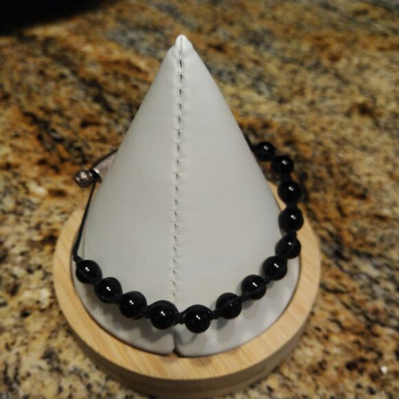 Oliver Smith BOHO Sterling Silver Pull Through Bracelet With Black Onyx SMALL - Picture 6 of 8